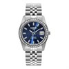 Roamer 853858 41 49 20 Positano Stainless Steel Stone Set Blue Dial Bracelet Watch - W60329