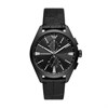 Emporio Armani AR11483 Chronograph Black Leather Strap Watch - W62165