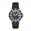 Emporio Armani AR11556 Rose Tone Brown Leather Strap Watch - W62185