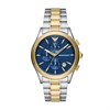 Emporio Armani AR11579 Paolo Two Tone Blue Dial Bracelet Watch - W62190