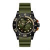 Emporio Armani AR11540 Black IP Green Plastic Strap Watch - W62211