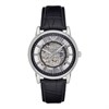 Emporio Armani AR1981 Automatic Black Leather Strap Watch - W62219