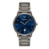 Emporio Armani AR11731 Gunmetal IP Blue Dial Bracelet Watch - W62256