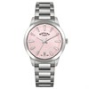 Rotary RLB10017/39 Heritage Stainless Steel Pink Dial Bracelet Watch - W64241