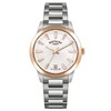 Rotary RLB10036/06 Heritage Two Tone Rose Silver Dial Bracelet Watch - W64243