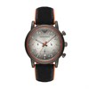 Emporio Armani AR11174 Black And Orange Leather Strap Watch - W65189
