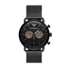 Emporio Armani AR11142 Black Mesh Bracelet Watch - W65279