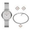 Emporio Armani AR80023 SS Silver Dial Bracelet Gift Set - W65311
