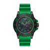 Emporio Armani AR11440 Black IP Green Strap Watch - W65365