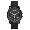 Armani Exchange AX1326 Chronograph Black Silicone Strap Watch - W6540