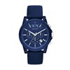 Armani Exchange AX1327 Chronograph Blue Silicone Strap Watch - W6541