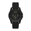 Armani Exchange AX1344 Chronograph Black Silicone Strap Watch - W65421