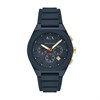 Armani Exchange AX4168 Rafael Chronograph Blue Silicone Strap Watch - W65486