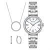 Bulova Crystal 96X149 Necklace, Earrings And Watch Gift Set - W83145