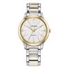 Citizen EM1224-57A Two Tone Eco-Drive Bracelet Watch - W92226