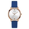 GUESS GW0004L2 Nova Rose Gold Plated Blue Strap Watch - W96293