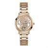 Guess GW0300L3 Quattro Clear Rose Tone Bracelet Watch - W96463