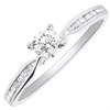 Polar Fire 9ct White Gold Diamond Engagement Ring - 1/2ct - X10023