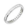 9ct White Gold Diamond Full Eternity Ring - 1/3ct - X10419