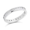 9ct White Gold Diamond Full Eternity Ring - 3/4ct - X10421