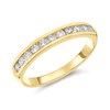 9ct Gold Diamond Half Eternity Ring - 1/3ct - X10462