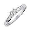 18ct White Gold Diamond Engagement Ring- 0.50ct - X11021