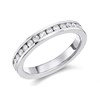 18ct White Gold Diamond Full Eternity Ring - 3/4ct - X11159