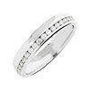 Platinum Offset Diamond Wedding Ring - 57pts - X20304