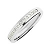 18ct White Gold Princess Cut Diamond Wedding Ring - 1/3ct - X20392