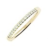 18ct Gold Diamond Claw Set Half Eternity Ring - 15pts - X20410