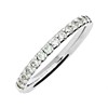 18ct White Gold Diamond Half Eternity Ring - 35pts - X20435