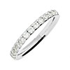 Platinum Diamond Half Eternity Ring - 1/2ct - X20455