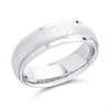 Cobalt Satin Court Wedding Ring - 7mm - X20721