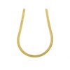 9ct Gold Herringbone Necklet - 16in - X50361