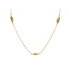 9ct Gold Dumbbell Necklace - 33in - X50374