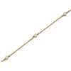 9ct Gold Crystal Necklace - 16in - X50375