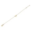 Bella Baby 9ct Gold Crystal Set Butterfly Bracelet - 5.5in - X51045