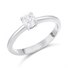 Platinum Diamond Solitaire Engagement Ring Size N - Z16377