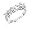 9ct White Gold Five Stone Diamond Ring - 1/2ct - d66150