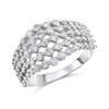 9ct White Gold 1.5 Carat Diamond Band Ring - d68122