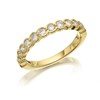9ct Gold Diamond Half Eternity Ring - 1/2ct - d80112