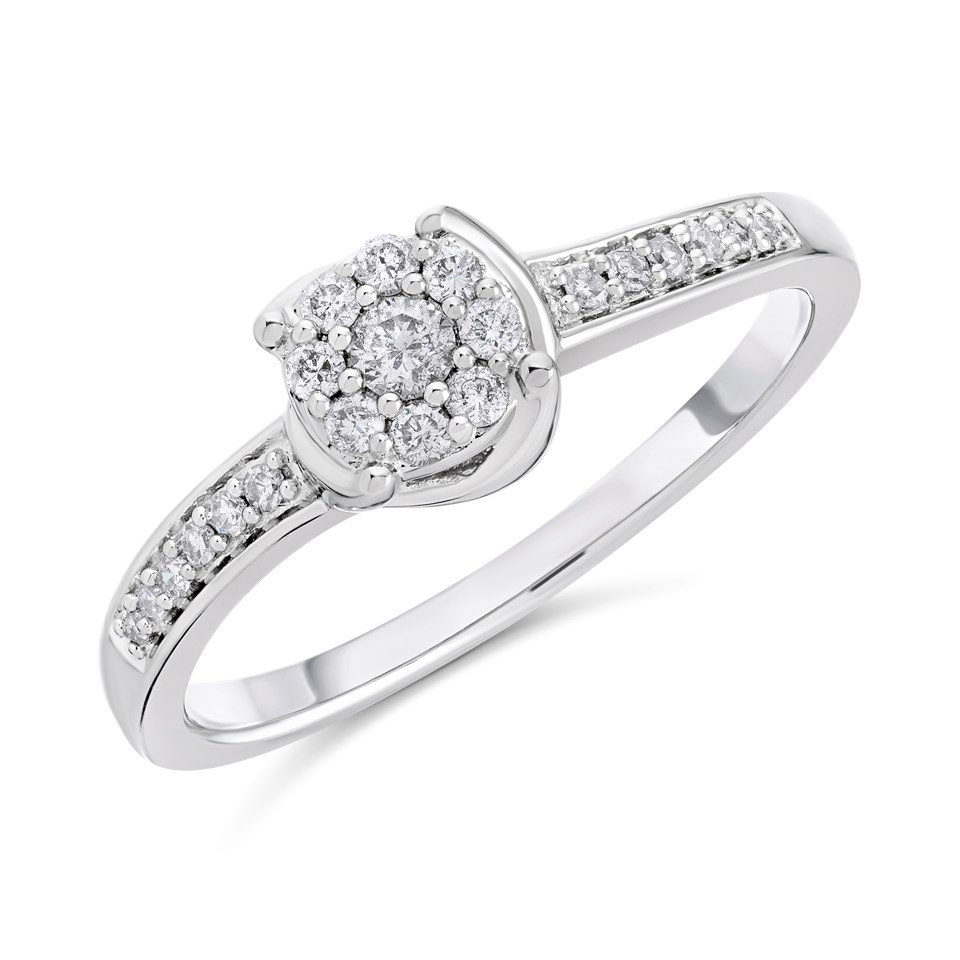 Diamond cluster ring argos deals