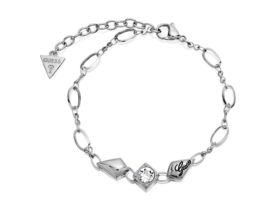 guess bracelet silver