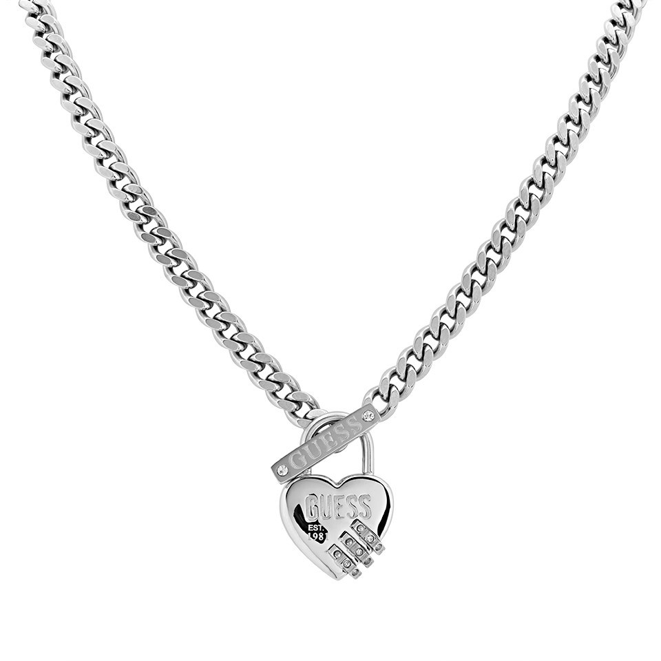 Guess UBN20049 Lock Me Up Necklace 
