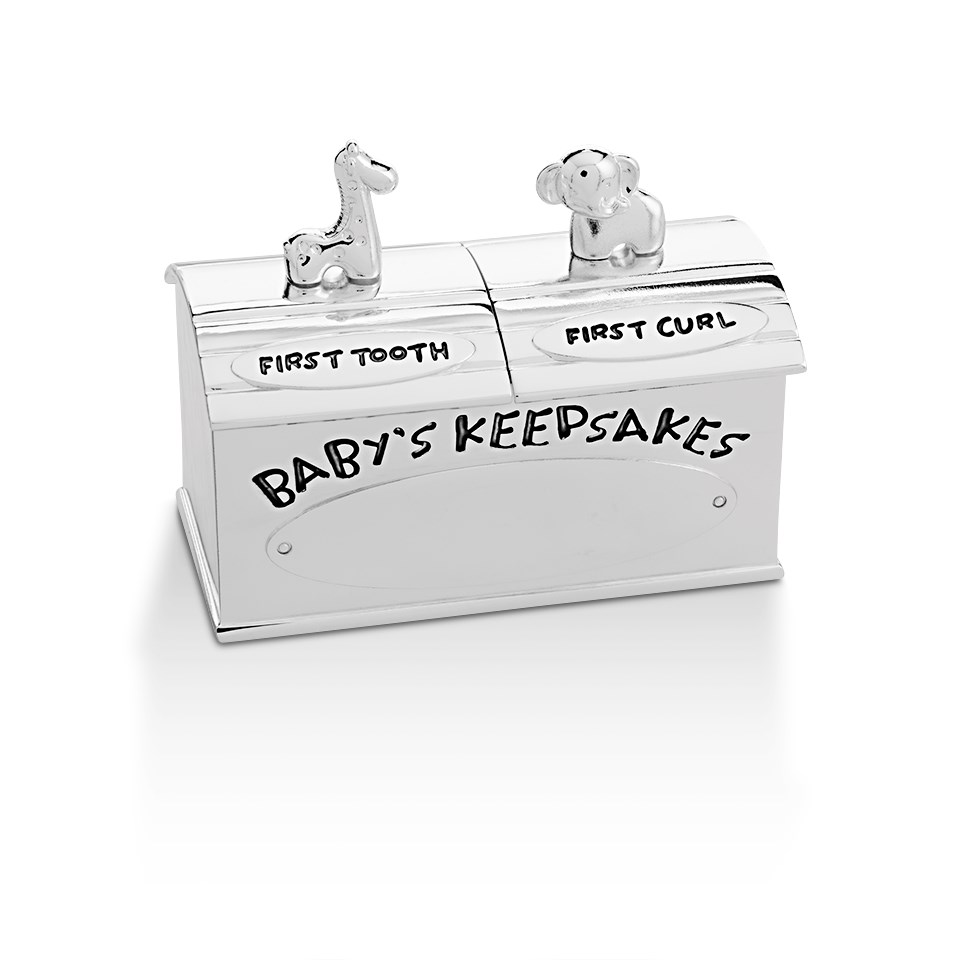 Silver Plated First Tooth And Curl Set P7648