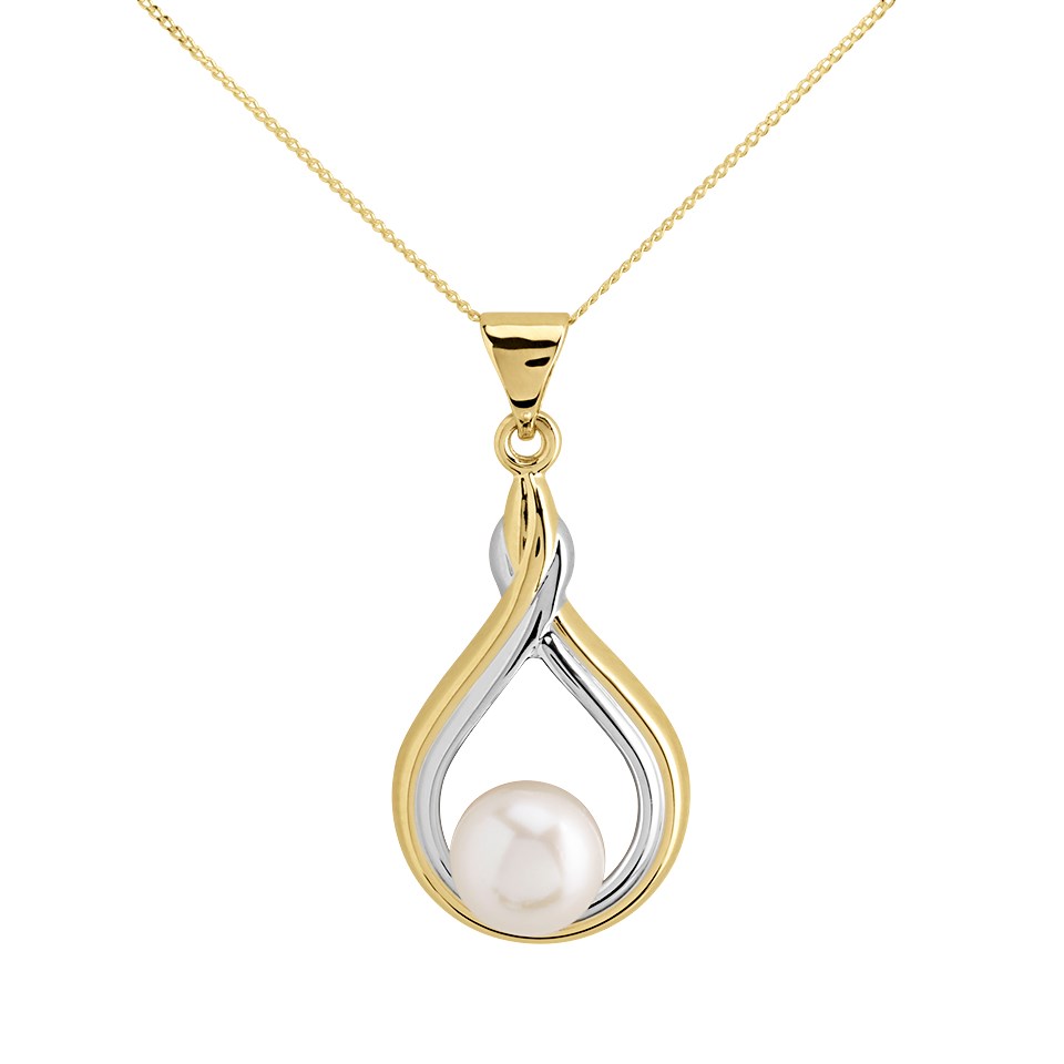 Freshwater pearl 9ct gold pendant | Jenny Grace JewelleryJenny Grace  Jewellery