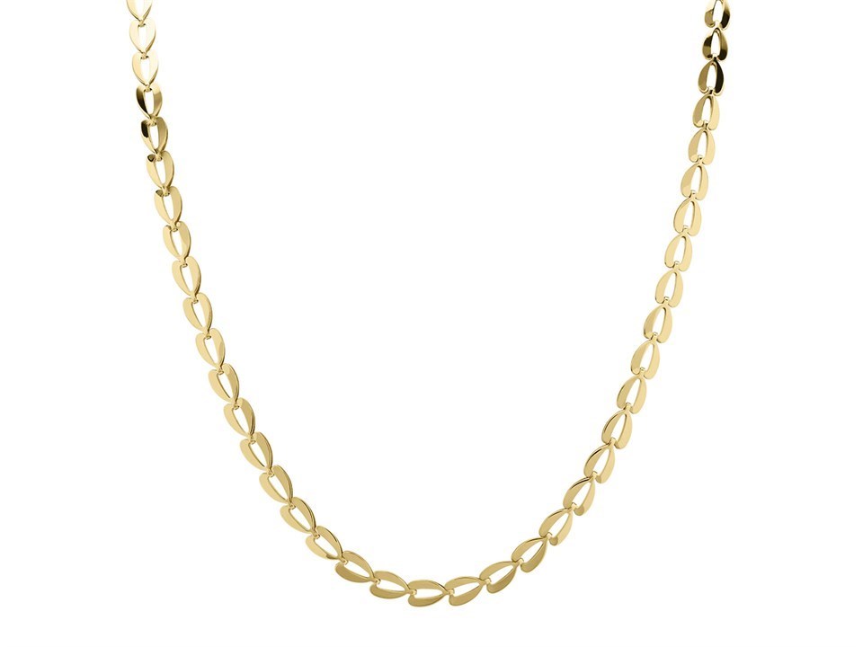 9ct Gold Open Link Collar Necklace 