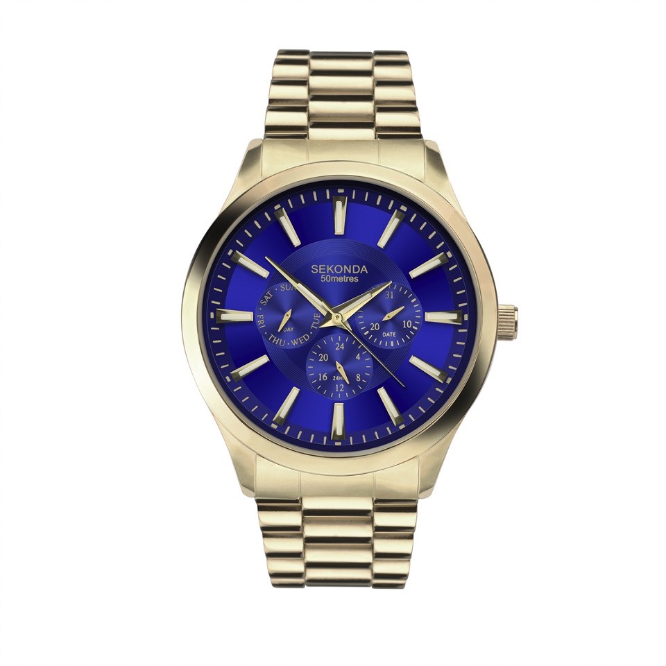 Sekonda mens hotsell watch blue face