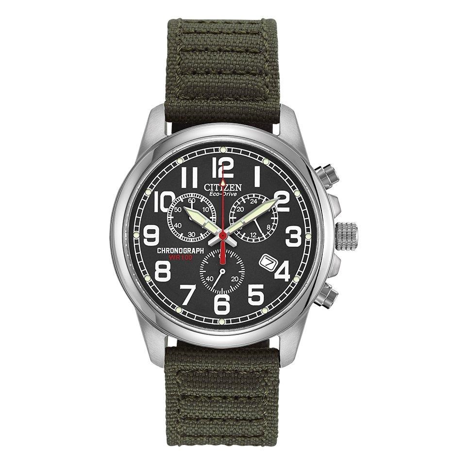 Citizen AT0200-05A Eco-Drive Green Strap Military Watch - W38133 | Chapelle  Jewellers