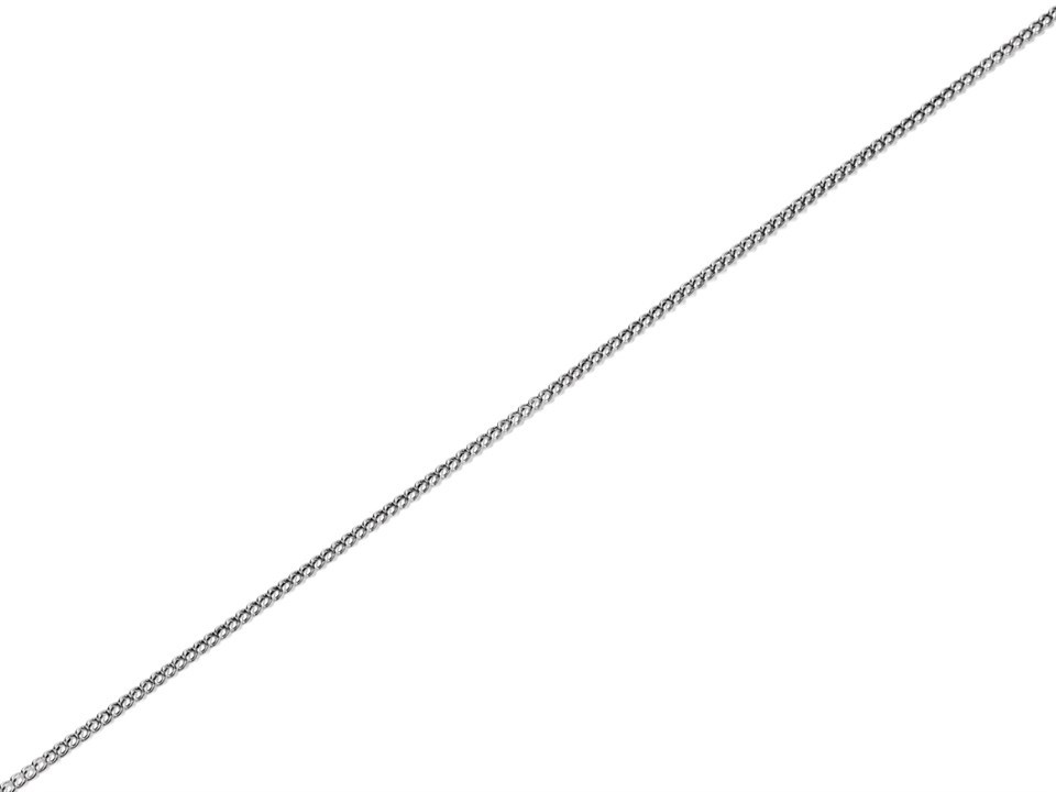 Silver Curb Chain - 18in - X60064
